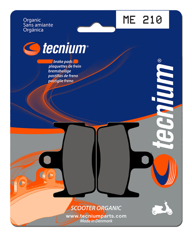 Pastillas de freno Tecnium Scooter orgánicas ME210 TECNIUM ME210