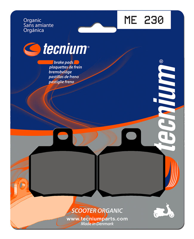 Pastillas de freno Tecnium Scooter orgánicas ME230 TECNIUM ME230
