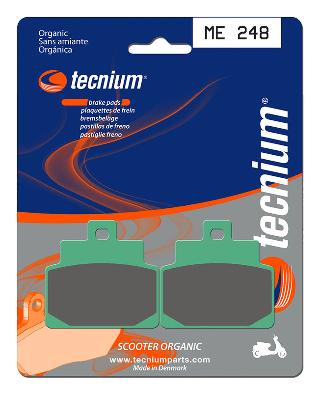 Pastillas de freno Tecnium Scooter orgánicas ME248 TECNIUM ME248