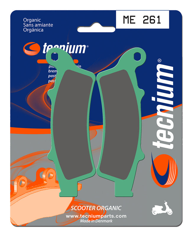 Pastillas de freno Tecnium Scooter orgánicas ME261 TECNIUM ME261