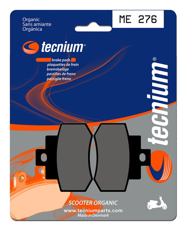 Pastillas de freno Tecnium Scooter orgánicas ME276 TECNIUM ME276