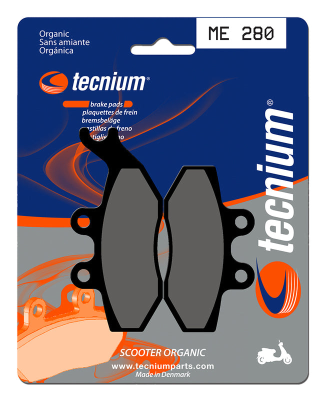 Pastillas de freno Tecnium Scooter orgánicas ME280 TECNIUM ME280