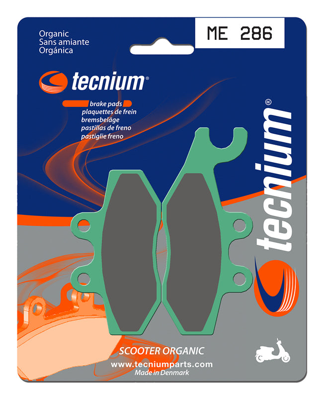 Pastillas de freno Tecnium Scooter orgánicas ME286 TECNIUM ME286