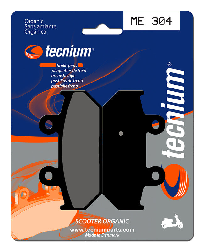 Pastillas de freno Tecnium Scooter orgánicas ME304 TECNIUM ME304