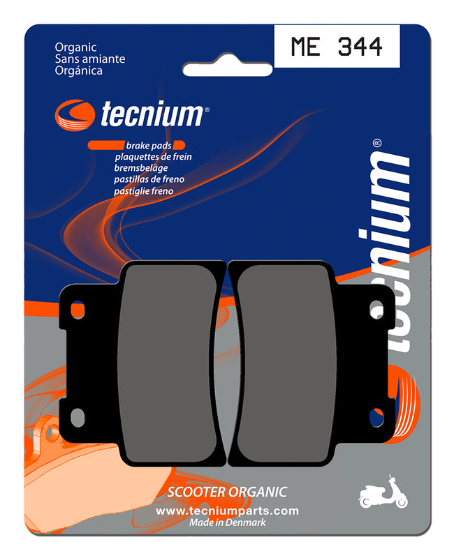 Pastillas de freno Tecnium Scooter orgánicas ME344 TECNIUM ME344