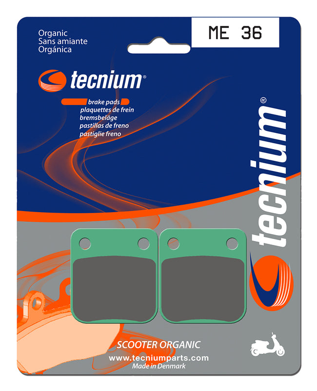 Pastillas de freno Tecnium Scooter orgánicas ME36 TECNIUM ME36