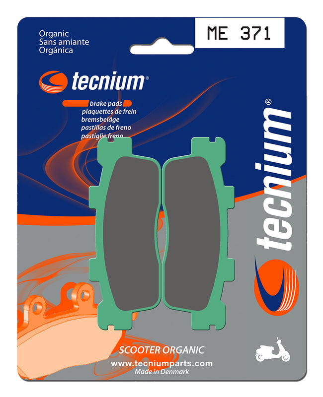 Pastillas de freno Tecnium Scooter orgánicas ME371 TECNIUM ME371
