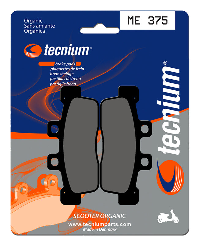 Pastillas de freno Tecnium Scooter orgánicas ME375 TECNIUM ME375
