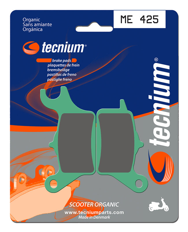 Pastillas de freno Tecnium Scooter orgánicas ME425 TECNIUM ME425