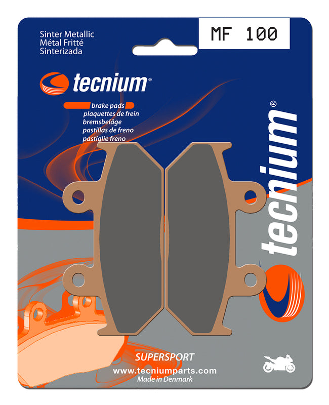 Pastillas de freno Tecnium MF100 Sinterizadas TECNIUM MF100