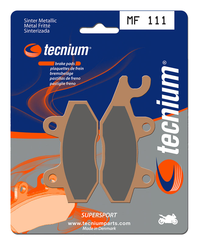 Pastillas de freno Tecnium MF111 Sinterizadas TECNIUM MF111