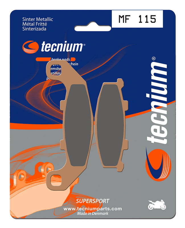 Pastillas de freno Tecnium MF115 Sinterizadas TECNIUM MF115