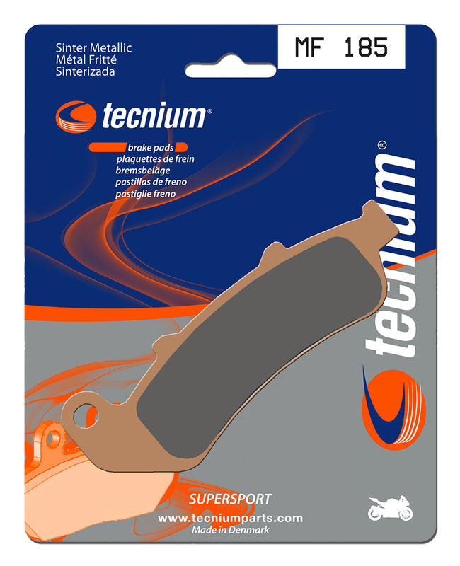 Pastillas de freno Tecnium MF185 Sinterizadas TECNIUM MF185