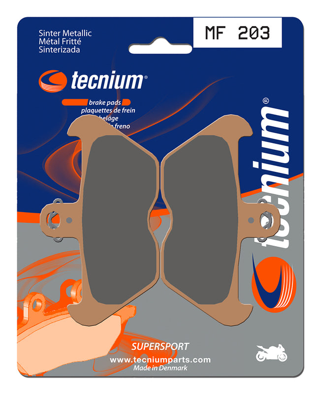 Pastillas de freno Tecnium MF203 Sinterizadas TECNIUM MF203