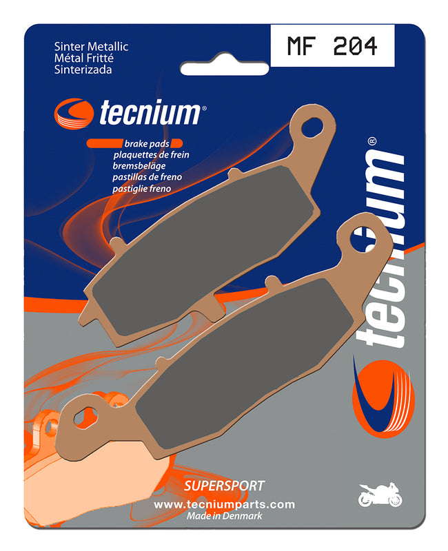 Pastillas de freno Tecnium MF204 Sinterizadas TECNIUM MF204