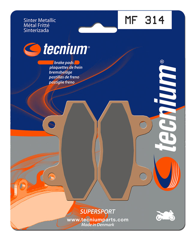 Pastillas de freno Tecnium MF314 Sinterizadas TECNIUM MF314