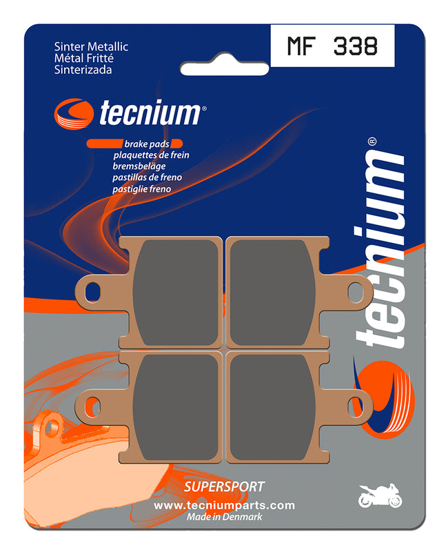 Pastillas de freno Tecnium MF338 Sinterizadas TECNIUM MF338