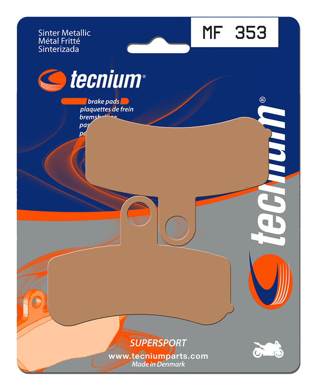 Pastillas de freno Tecnium MF353 Sinterizadas TECNIUM MF353