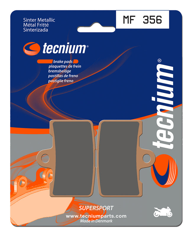 Pastillas de freno Tecnium MF356 Sinterizadas TECNIUM MF356