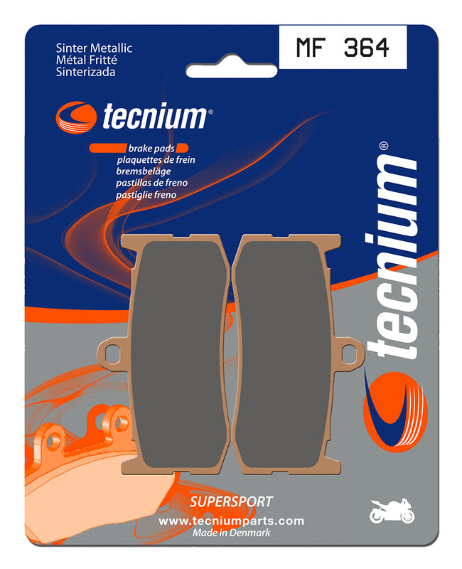 Pastillas de freno Tecnium MF364 Sinterizadas TECNIUM MF364