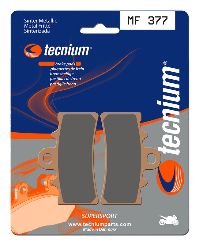 Pastillas de freno Tecnium MF377 Sinterizadas deportivas TECNIUM MF377