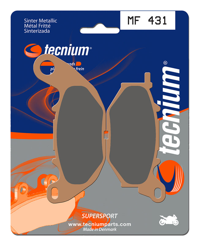 Pastillas de freno Tecnium MF431 Sinterizadas Yamaha TECNIUM MF431