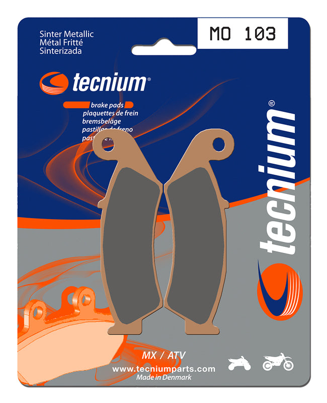 Pastillas de freno Tecnium MO103 Sinterizadas TECNIUM MO103