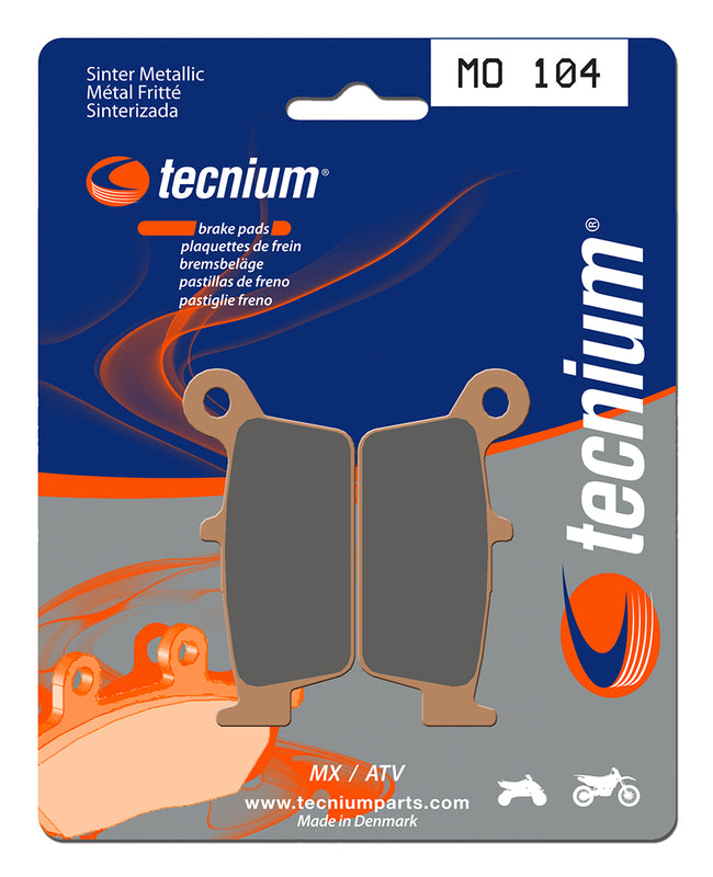 Pastillas de freno Tecnium MO104 Sinterizadas TECNIUM MO104