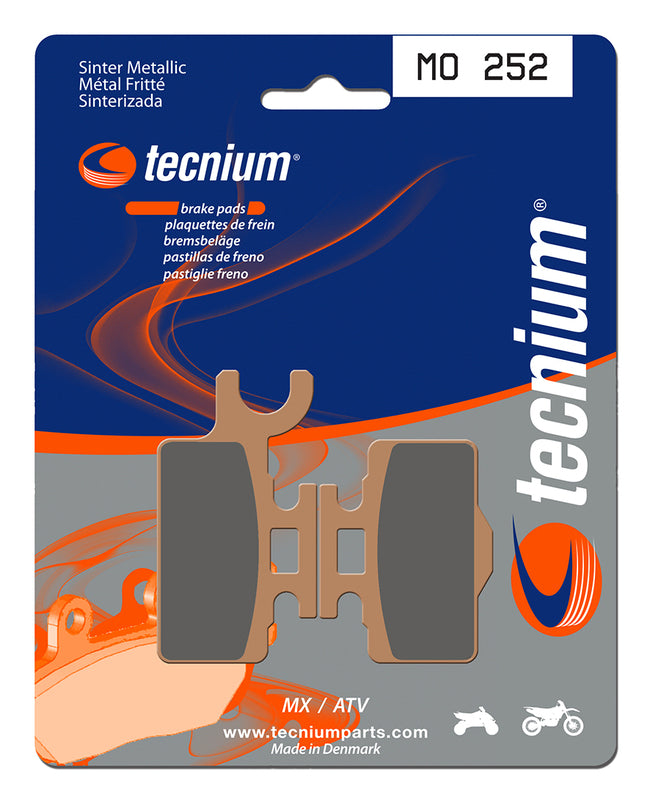 Pastillas de freno Tecnium MO252 Sinterizadas TECNIUM MO252