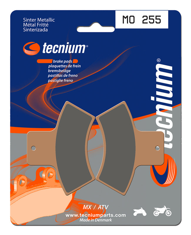 Pastillas de freno Tecnium MO255 Sinterizadas TECNIUM MO255