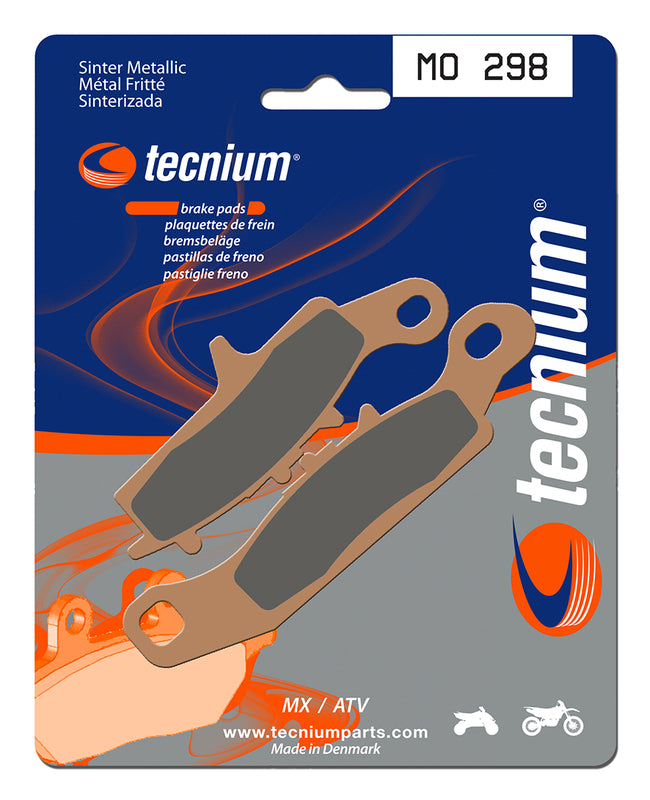 Pastillas de freno Tecnium MO298 Sinterizadas TECNIUM MO298
