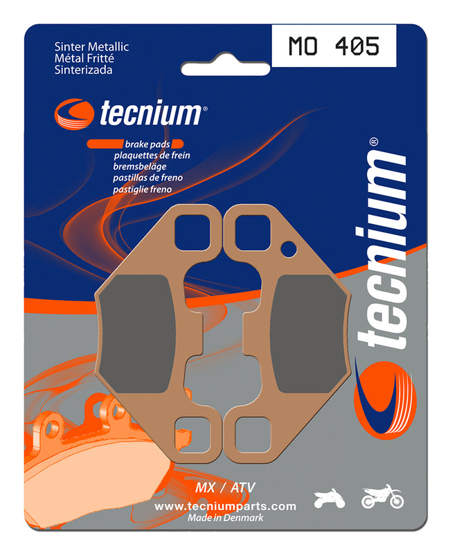 Pastillas de freno Tecnium MO405 Sinterizadas TECNIUM MO405