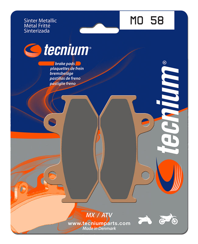 Pastillas de freno Tecnium MO58 Sinterizadas TECNIUM MO58