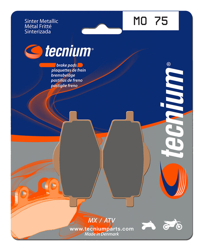 Pastillas de freno Tecnium MO75 Sinterizadas TECNIUM MO75