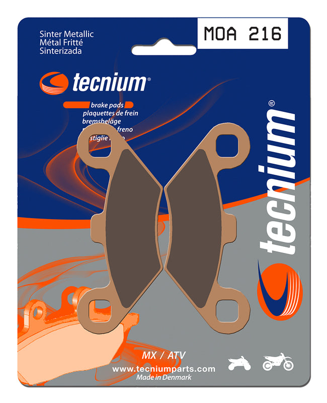 Pastillas de freno Tecnium MOA216 Sinterizadas TECNIUM MOA216