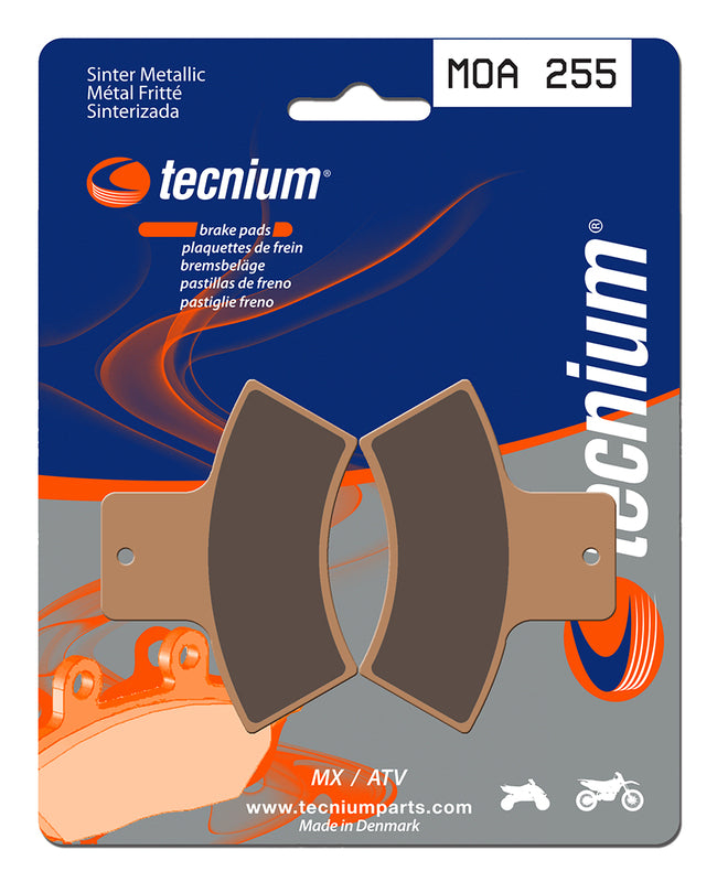 Pastillas de freno Tecnium MOA255 Sinterizadas TECNIUM MOA255