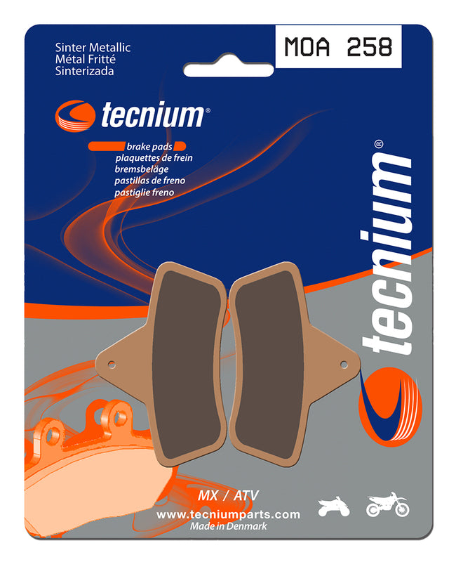 Pastillas de freno Tecnium MOA258 Sinterizadas TECNIUM MOA258