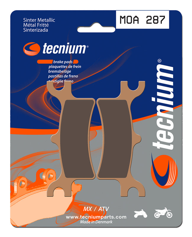 Pastillas de freno Tecnium MOA287 Sinterizadas TECNIUM MOA287