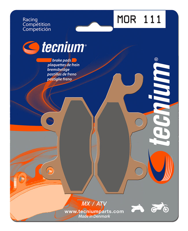 Pastillas de freno Tecnium MOR111 Sinterizadas TECNIUM MOR111
