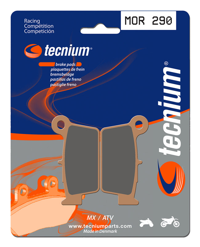 Pastillas de freno Tecnium MOR290 Sinterizadas TECNIUM MOR290