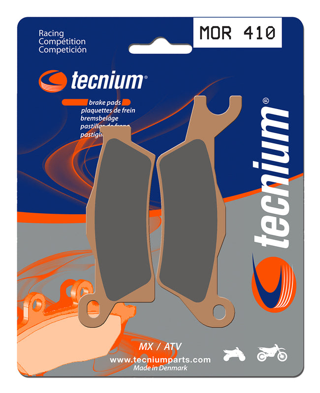 Pastillas de freno Tecnium MOR410 Sinterizadas racing TECNIUM MOR410