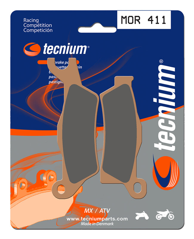 Pastillas de freno Tecnium MOR411 sinterizadas racing TECNIUM MOR411