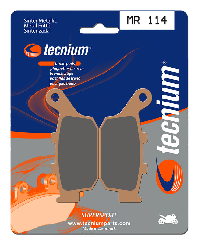 Pastillas de freno Tecnium MR114 Sinterizadas TECNIUM MR114
