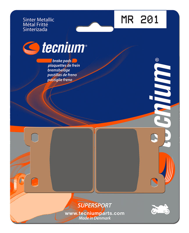 Pastillas de freno Tecnium MR201 Sinterizadas TECNIUM MR201