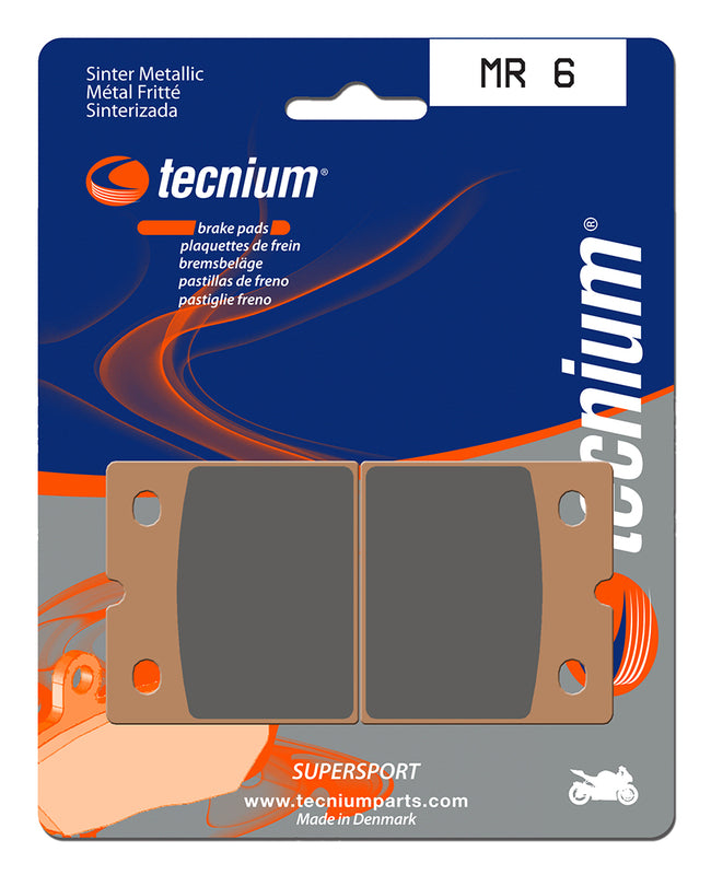 Pastillas de freno Tecnium MR6 Sinterizadas TECNIUM MR6
