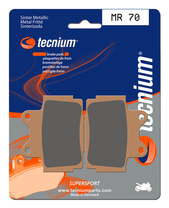 Pastillas de freno Tecnium MR70 Sinterizadas TECNIUM MR70