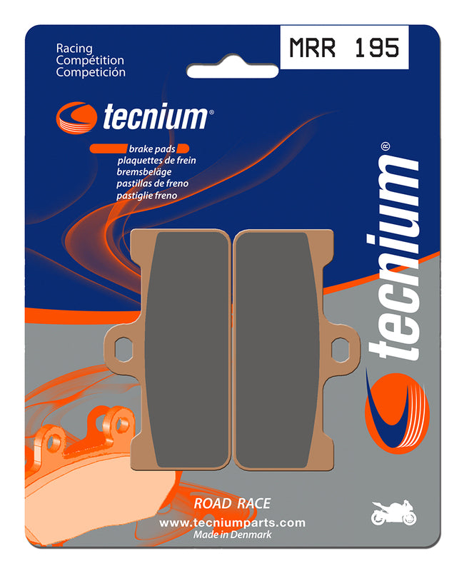 Pastillas de freno Tecnium MRR195 Sinterizadas competición TECNIUM MRR195