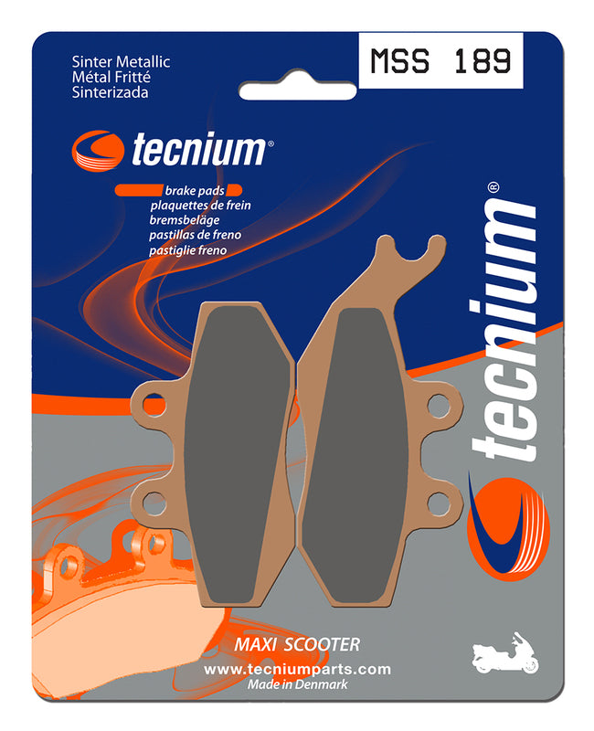 Pastillas de freno Tecnium MSS189 Sinterizadas TECNIUM MSS189