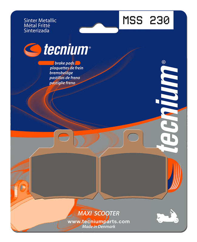 Pastillas de freno Tecnium MSS230 Sinterizadas TECNIUM MSS230
