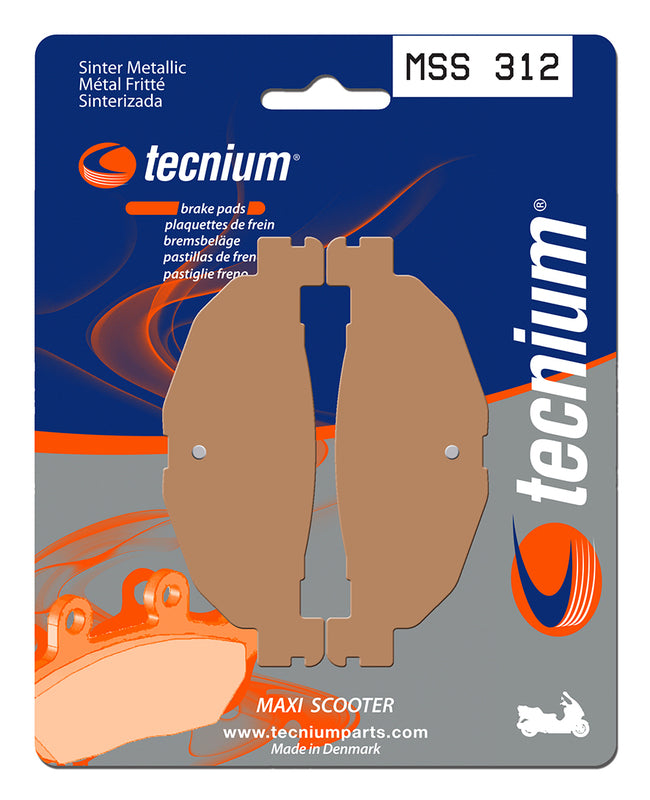 Pastillas de freno Tecnium MSS312 Sinterizadas TECNIUM MSS312